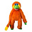 The Puppet Company Handpop Funky Aap oranje 56cm