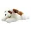 The Puppet Company Handpop bruin/witte Hond 40cm
