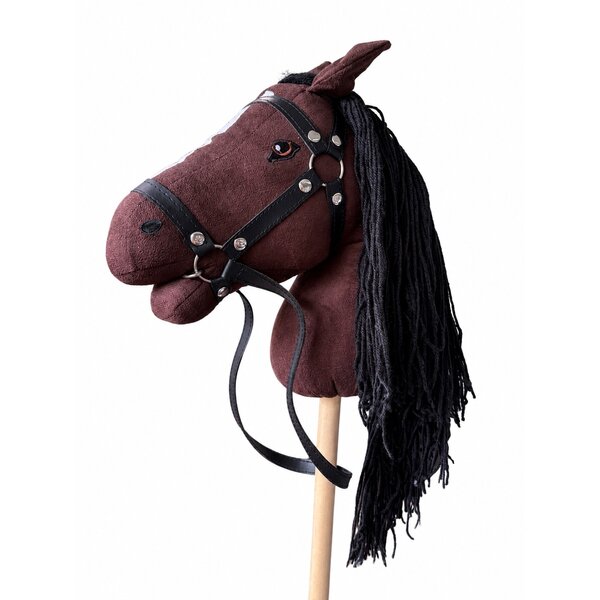 ByTOIZZ Hobby horse open mond bruin