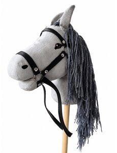 ByTOIZZ Hobby horse open mond grijs