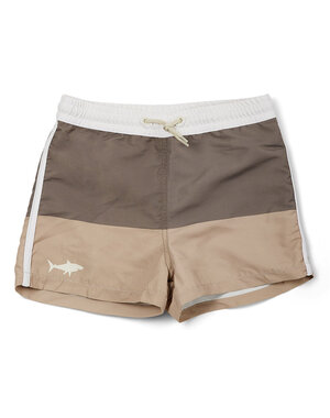 Nuuroo Milo zwembroek bruin/beige -lichte verkleuring