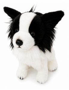 BIColini Zittende zwarte Chihuahua 20cm