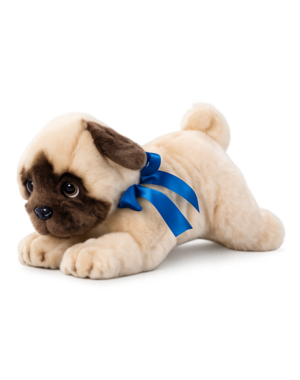 BIColini Liggende Mops Pup 26cm