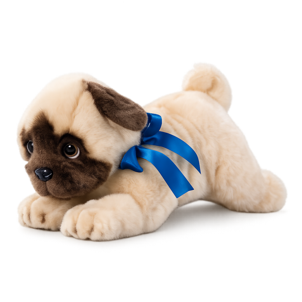 BIColini Liggende Mops Pup 26cm