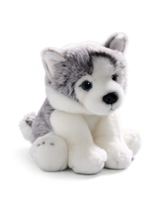 BIColini Zittende Husky pup 22cm