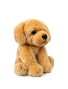 BIColini Zittende Golden Retriever pup 23cm