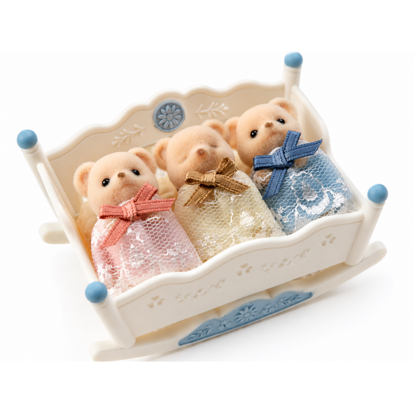 Sylvanian Families Drieling slapende Biscuit beer (5866)