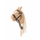 ByTOIZZ Hobby Horse open mond blond