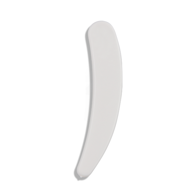 Bumerang Mini-Spachtel | weiß 10 Stück