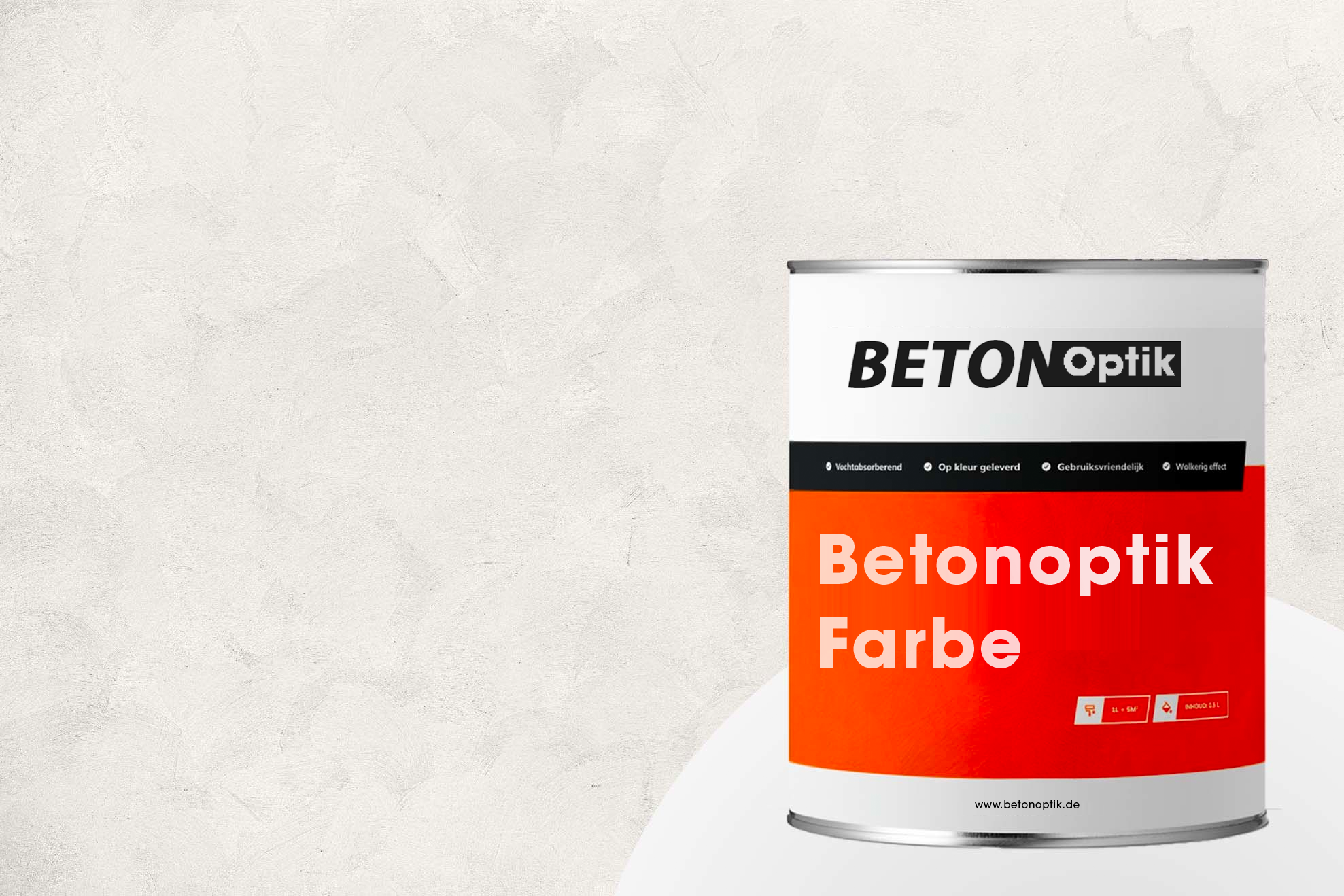 Betonoptik Farbe - Bechamel
