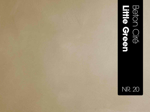 Beton Cire Paket - PRO serie: 20. Little green