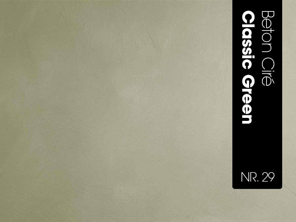 Beton Cire Paket - PRO serie: 29. Classic green