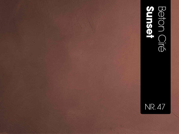 Beton Cire Paket - PRO serie: 47. Sunset