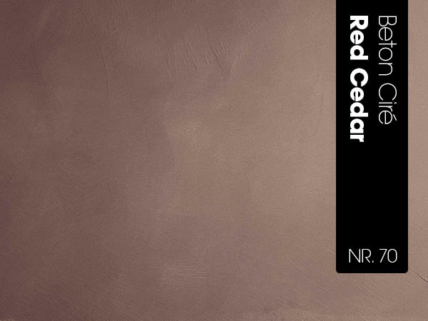 Beton Cire Paket - PRO serie: 70. Red Cedar