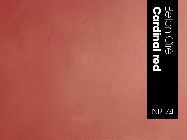 Beton Cire Paket - PRO serie: 74. Cardinal Red