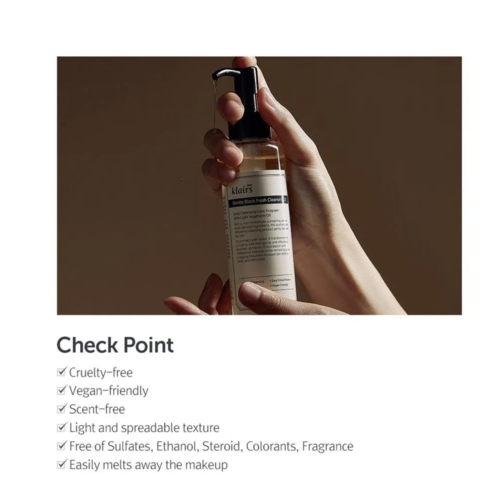 Klairs Gentle Black Fresh Cleansing Oil Klairs Gentle Black Fresh Cleansing Oil