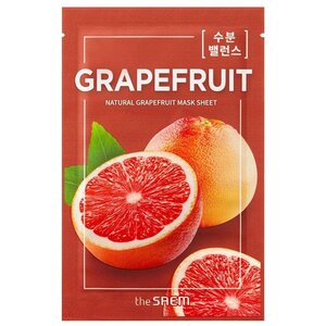 The Saem Natural Grapefruit Sheet Mask The Saem Natural Grapefruit Sheet Mask