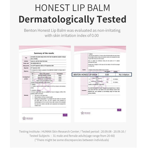 Benton Honest Lip Balm Benton Honest Lip Balm