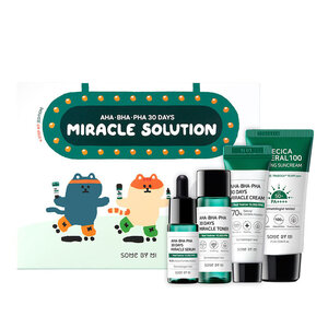 Some By Mi AHA BHA PHA 30 Days Miracle Solution 4-Step Kit Some By Mi AHA BHA PHA 30 Days Miracle Solution 4-Step Kit
