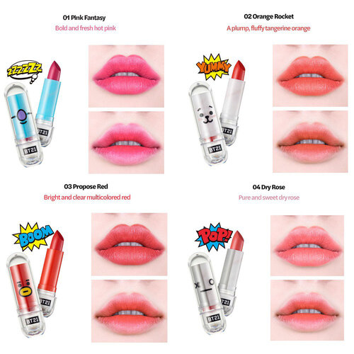 VT Cosmetics BT21 Lippy Stick Special Edition Set