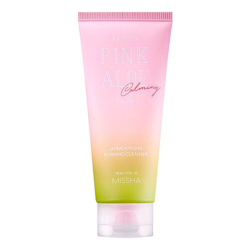 Missha Premium Pink Aloe Ph Balancing Foaming Cleanser