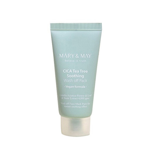 Mary & May CICA TeaTree Soothing Wash off Pack Mary & May CICA TeaTree Soothing Wash off Pack