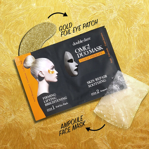 Double Dare OMG! Duo Mask Gold Double Dare OMG! Duo Mask Gold