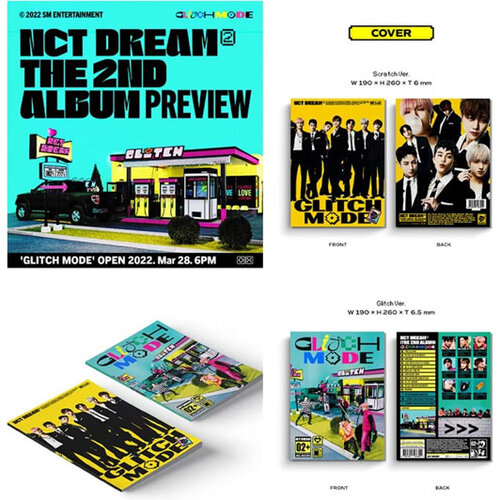 NCT DREAM - The 2nd Album [Glitch Mode] (Photobook Ver.) (Random Ver.)