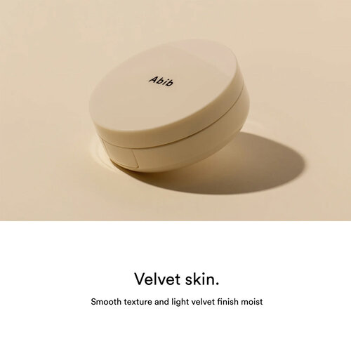 Abib Brightening Cushion Compact Velvet Veil SPF50+ PA+++ (with refill)