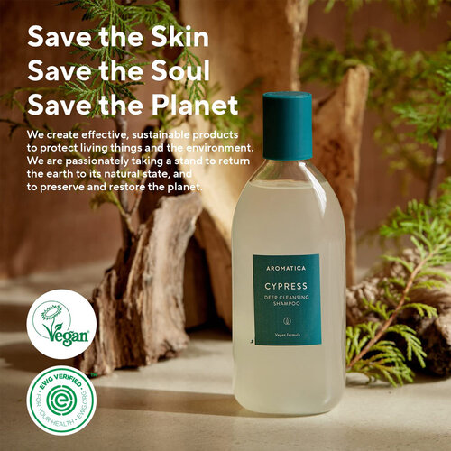 Aromatica Cypress Deep Cleansing Shampoo Aromatica Cypress Deep Cleansing Shampoo