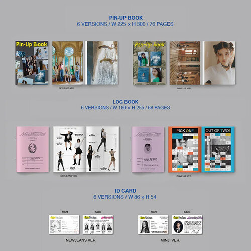 NewJeans - [NewJeans 1st EP 'New Jeans'] [Bluebook ver.] (Random Ver.)