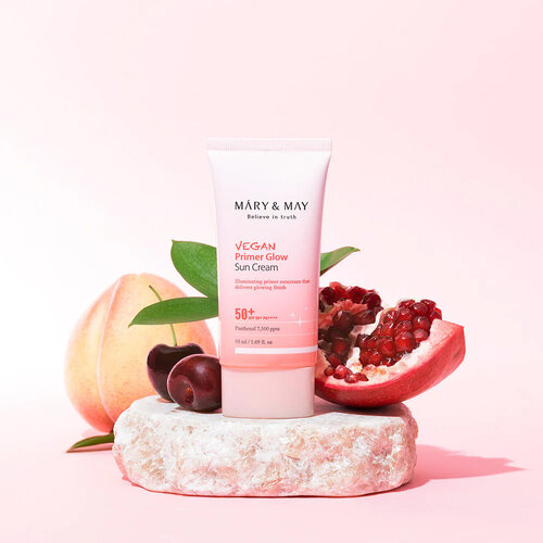 Mary & May Vegan Primer Glow Sun Cream SPF50+ PA++++ Mary & May Vegan Primer Glow Sun Cream SPF50+ PA++++