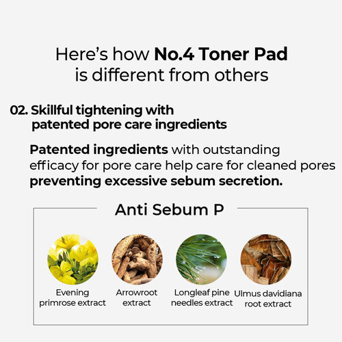 Numbuzin No.4 Pore Zero Peeled Egg Toner Pad Numbuzin No.4 Pore Zero Peeled Egg Toner Pad