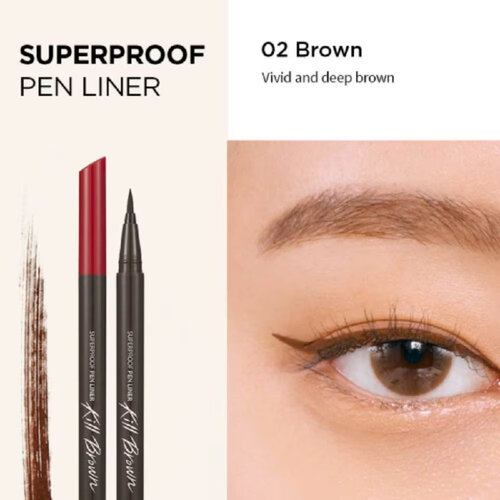 CLIO Superproof Pen Liner Kill Brown