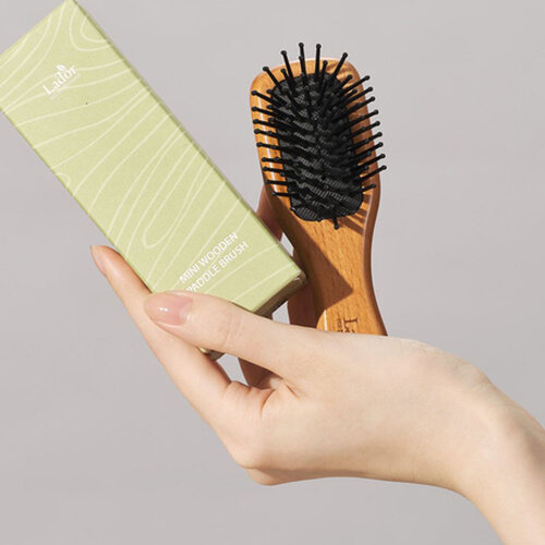Lador Mini Wooden Paddle Brush