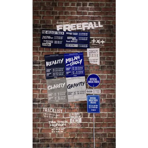 TOMORROW X TOGETHER (TXT) - THE NAME CHAPTER : FREEFALL TOMORROW X TOGETHER (TXT) - THE NAME CHAPTER : FREEFALL