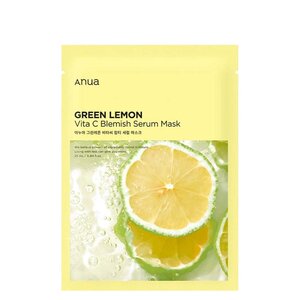 Anua Green Lemon Vita C Blemish Serum Mask Anua Green Lemon Vita C Blemish Serum Mask