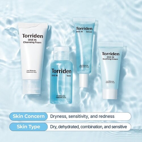 Torriden DIVE-IN Skin Care Trial Kit Torriden DIVE-IN Skin Care Trial Kit