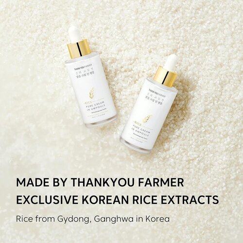 Thank You Farmer Rice Pure Cream In Ampoule Thank You Farmer Rice Pure Cream In Ampoule