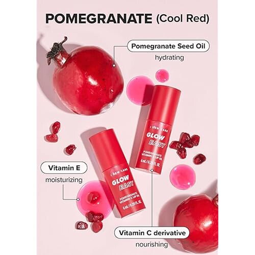 I Dew Care Glow Easy Pomegrante Vitamin C Lip Oil
