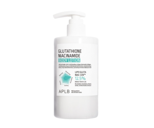 aplb - glutathione niacinamide body lotion - 300ml SnowGlow Whitening Sabun Gluta Pemutih Muka & Badan Kojic Acid Glutathione  Hilang Jerawat & Jeragat main image 1