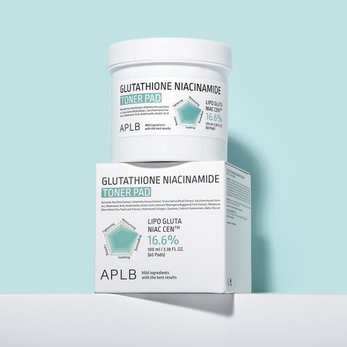 APLB Glutathione Niacinamide Toner Pad