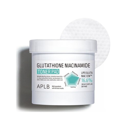 APLB Glutathione Niacinamide Toner Pad