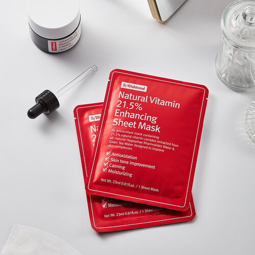 By Wishtrend Natural Vitamin 21.5 Enhancing Sheet Mask By Wishtrend Natural Vitamin 21.5 Enhancing Sheet Mask