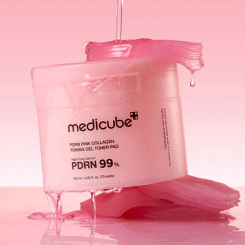 Medicube PDRN Pink Collagen Toning Gel Toner Pad