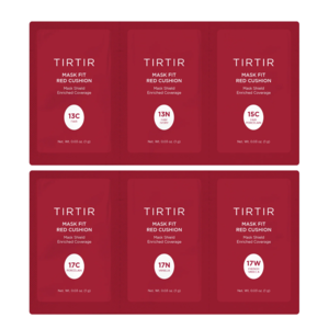 TirTir Mask Fit Red Cushion 6 Shade Trial Kit TirTir Mask Fit Red Cushion 6 Shade Trial Kit