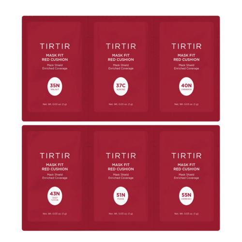 TirTir Mask Fit Red Cushion 6 Shade Trial Kit