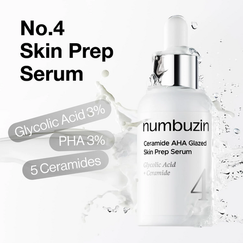 Numbuzin No.4 Ceramide AHA Glazed Skin Prep Serum Numbuzin No.4 Ceramide AHA Glazed Skin Prep Serum