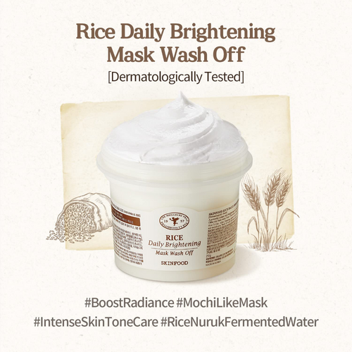 Skinfood Rice Daily Brightening Mask Wash Off