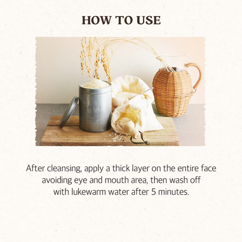 Skinfood Rice Daily Brightening Mask Wash Off